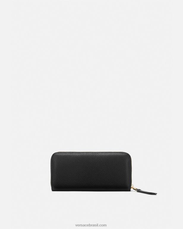 acessórios P2TX2320 Versace carteira continental couture1 preto mulheres