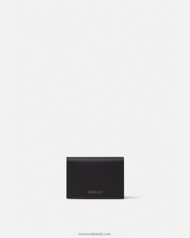 acessórios P2TX572 Versace titular do cartão la medusa preto mulheres