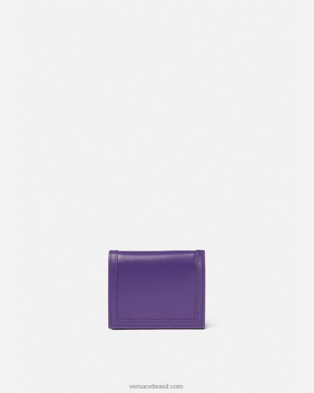 acessórios P2TX578 Versace carteira bifold deusa greca tolet mulheres