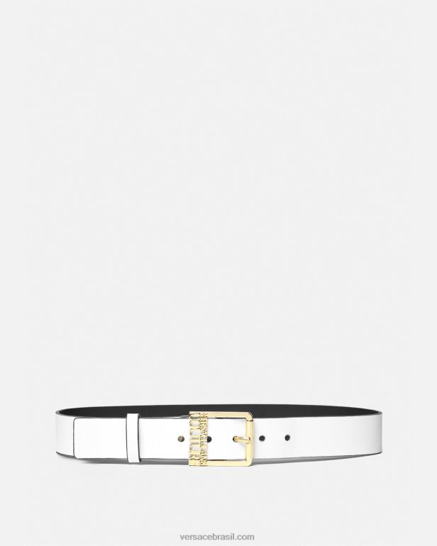 acessórios P2TX2332 Versace cinto com logotipo branco mulheres
