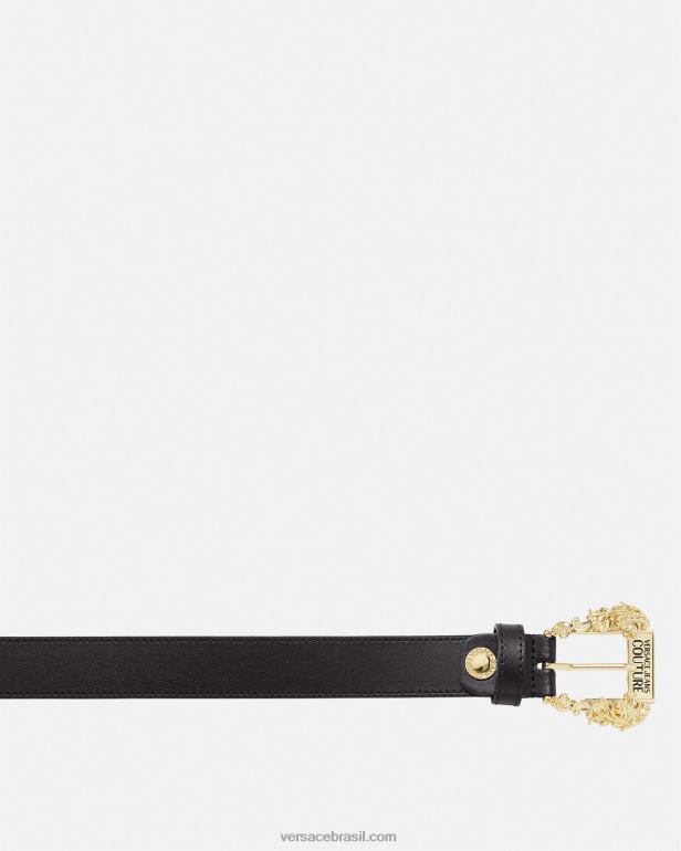 acessórios P2TX2333 Versace alta costura 1 cinto preto mulheres