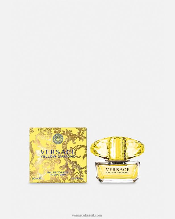 acessórios P2TX1020 Versace diamante amarelo edt 50 ml amarelo mulheres