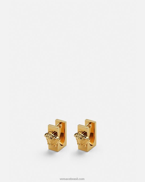 acessórios P2TX775 Versace brincos de medusa ouro mulheres