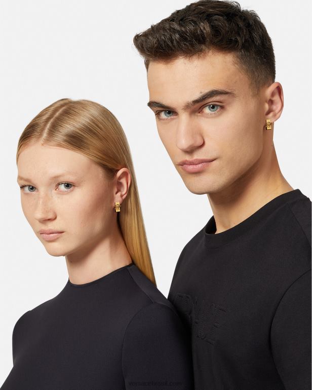 acessórios P2TX775 Versace brincos de medusa ouro mulheres