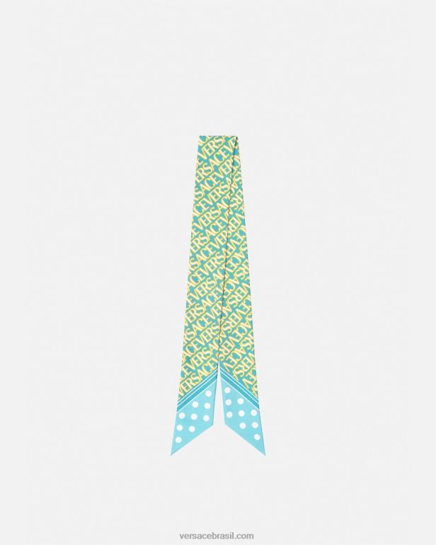 acessórios P2TX897 Versace gravata de lenço integral imprimir mulheres