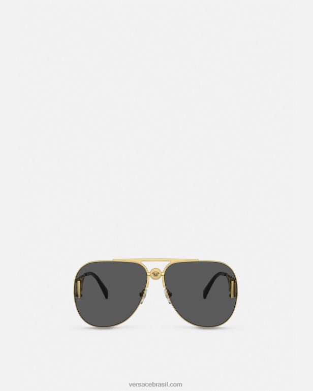 acessórios P2TX597 Versace óculos medusa biggie piloto onul mulheres
