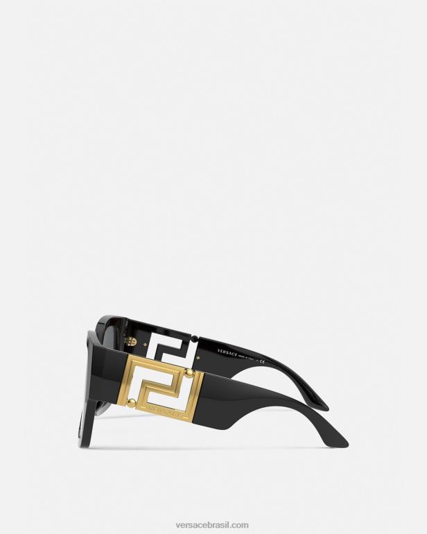 acessórios P2TX667 Versace óculos de sol grego preto mulheres