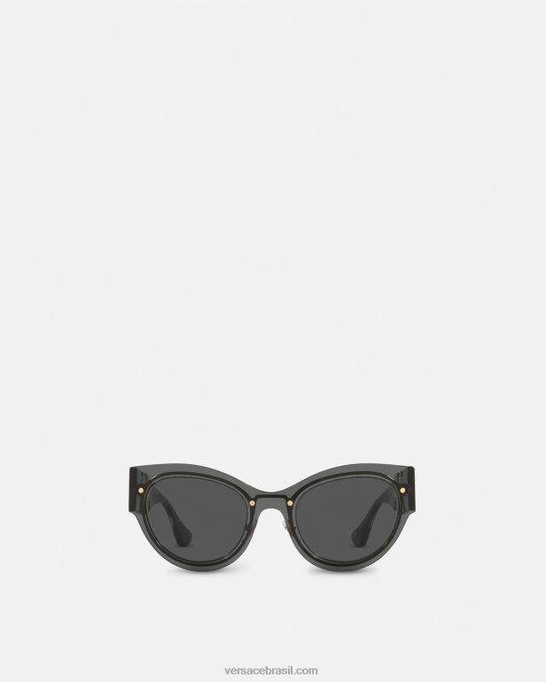 acessórios P2TX701 Versace óculos de sol medusa biggie borboleta preto mulheres