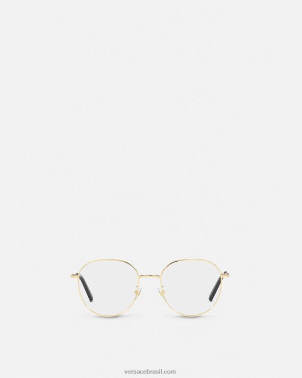 acessórios P2TX708 Versace óculos glam medusa ouro mulheres