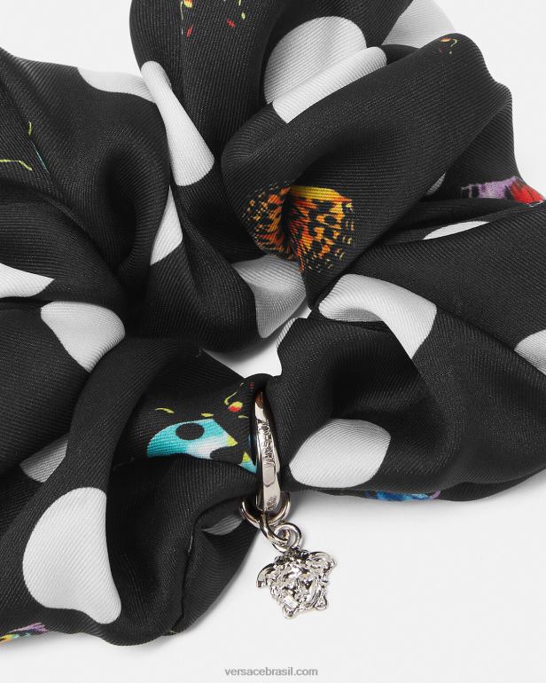 acessórios P2TX861 Versace elástico de borboletas imprimir mulheres