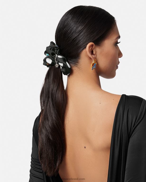 acessórios P2TX861 Versace elástico de borboletas imprimir mulheres