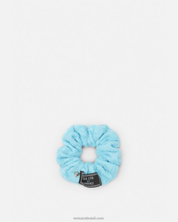 acessórios P2TX867 Versace elástico de toalha azul claro mulheres