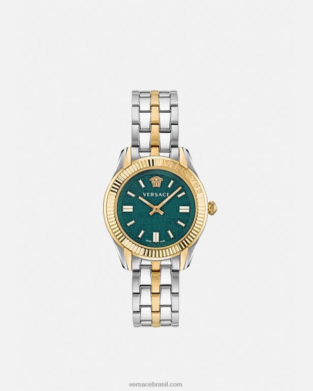 acessórios P2TX946 Versace relógio feminino Greca Time pênalti mulheres