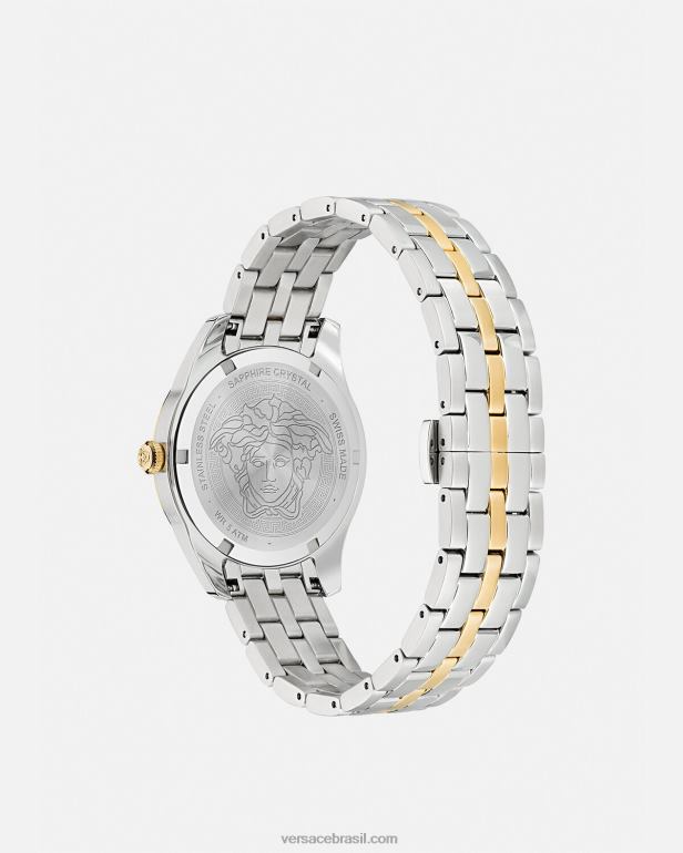 acessórios P2TX946 Versace relógio feminino Greca Time pênalti mulheres