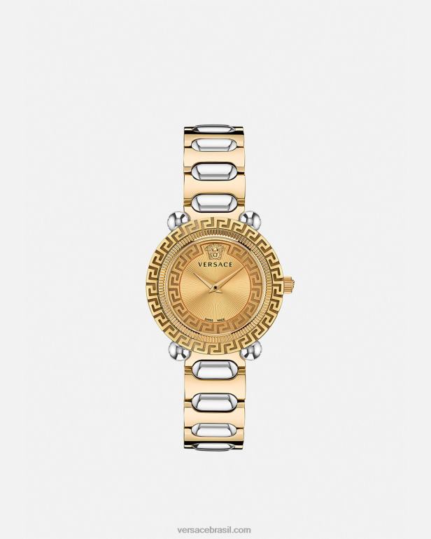 acessórios P2TX951 Versace relógio Greca Twist pênalti mulheres