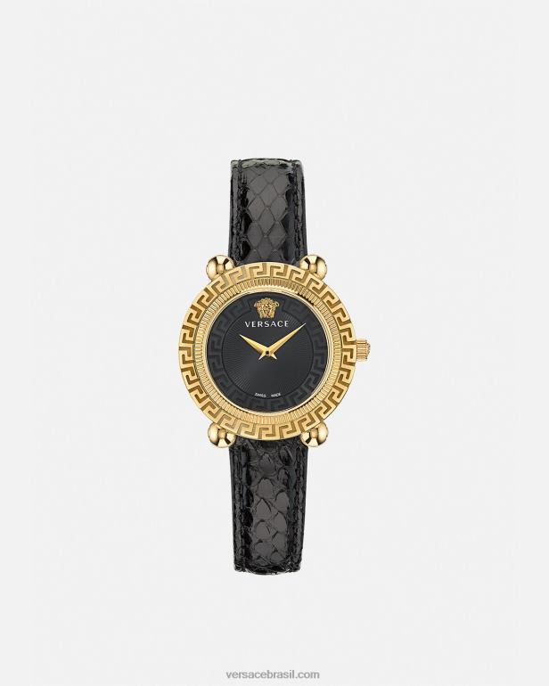 acessórios P2TX952 Versace relógio Greca Twist pênalti mulheres