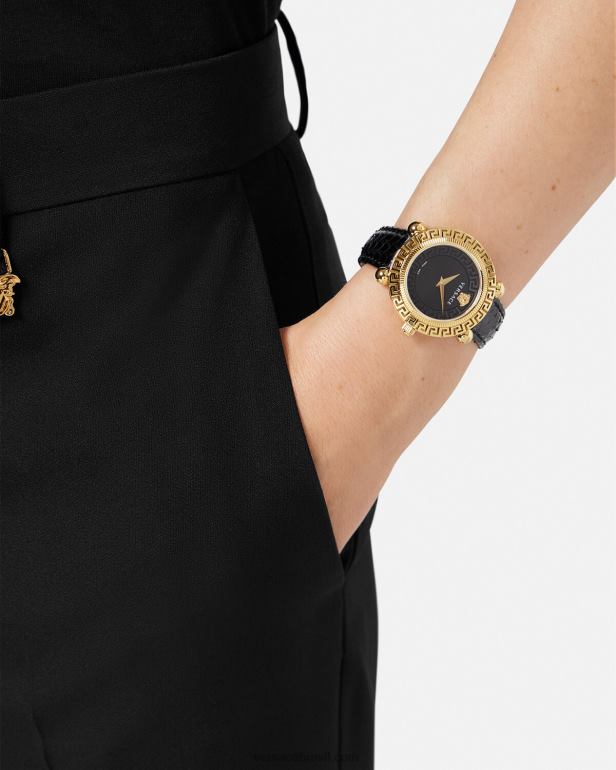 acessórios P2TX952 Versace relógio Greca Twist pênalti mulheres