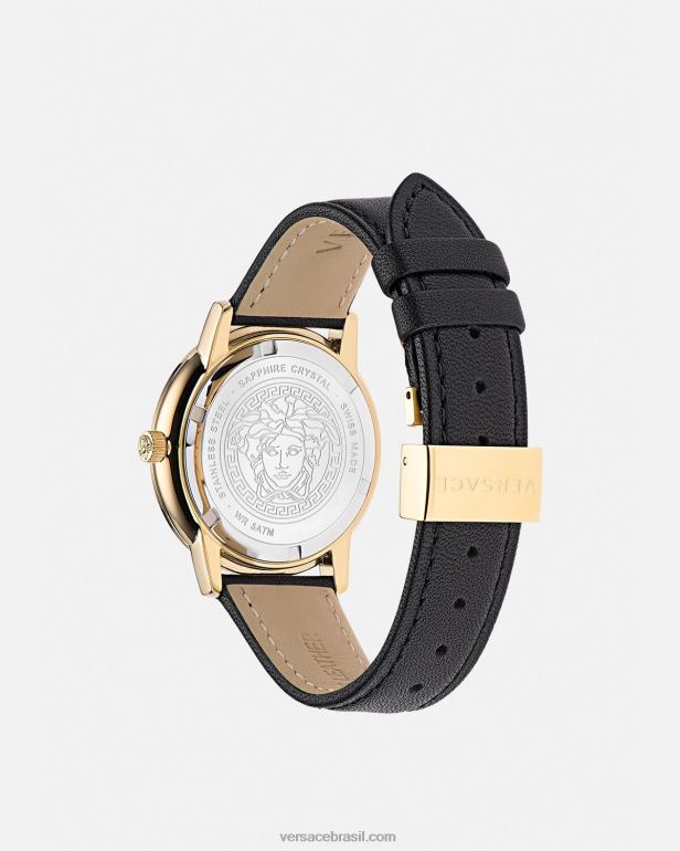 acessórios P2TX966 Versace relógio v-tributo preto mulheres