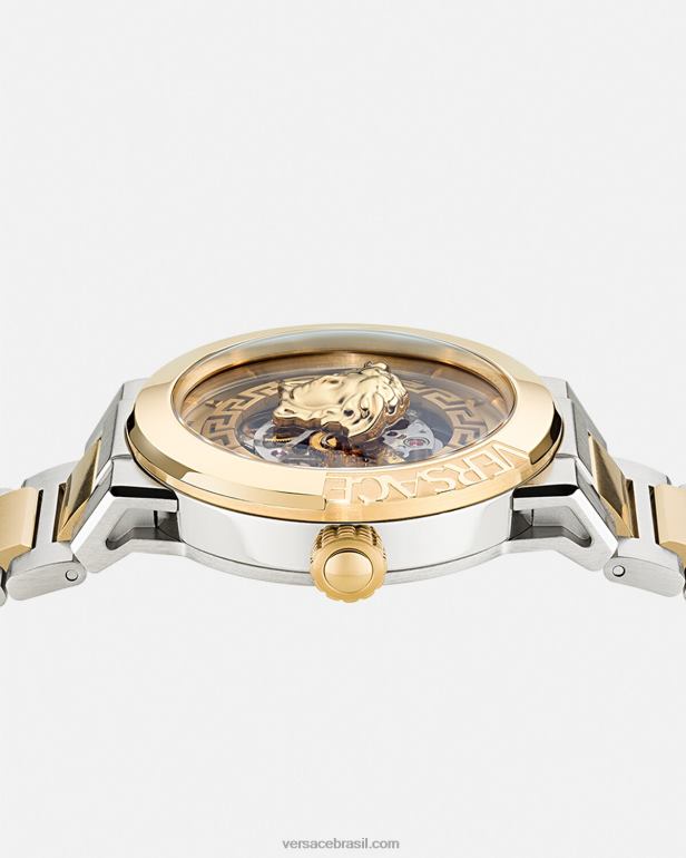 acessórios P2TX975 Versace relógio esqueleto infinito medusa pênalti mulheres