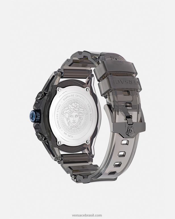 acessórios P2TX977 Versace ícone relógio ativo cinza mulheres