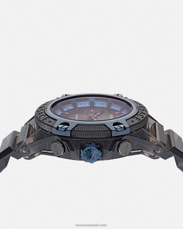 acessórios P2TX977 Versace ícone relógio ativo cinza mulheres