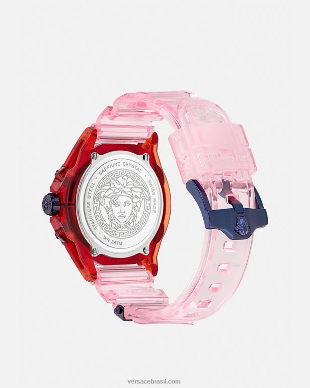 acessórios P2TX978 Versace ícone ativo ano novo lunar coelho relógio pênalti mulheres