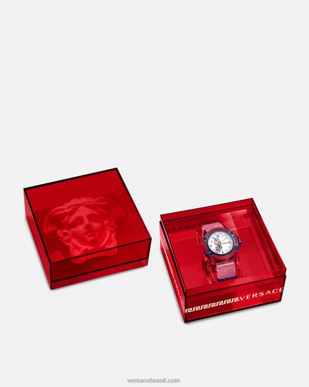 acessórios P2TX978 Versace ícone ativo ano novo lunar coelho relógio pênalti mulheres