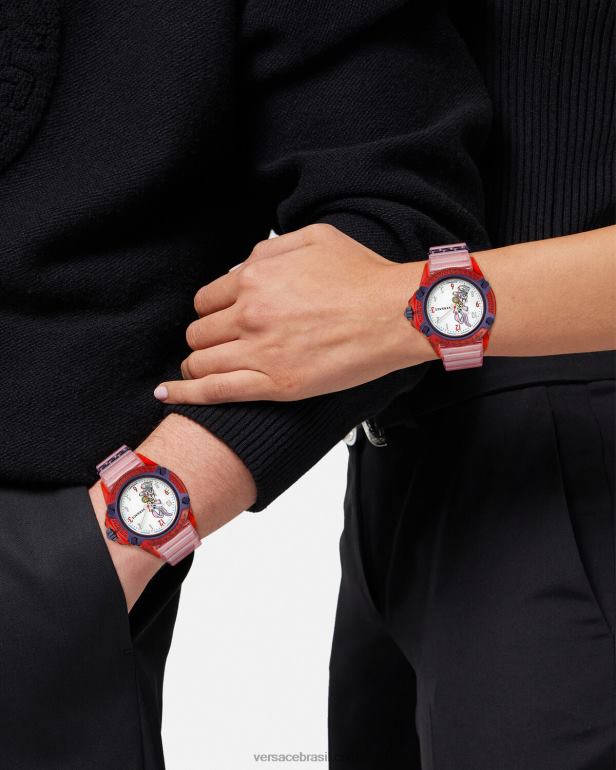 acessórios P2TX978 Versace ícone ativo ano novo lunar coelho relógio pênalti mulheres