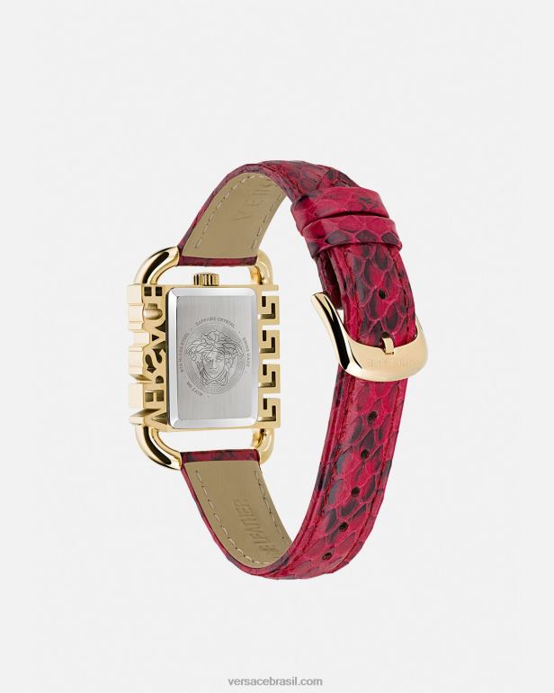 acessórios P2TX981 Versace relógio de talento vermelho mulheres