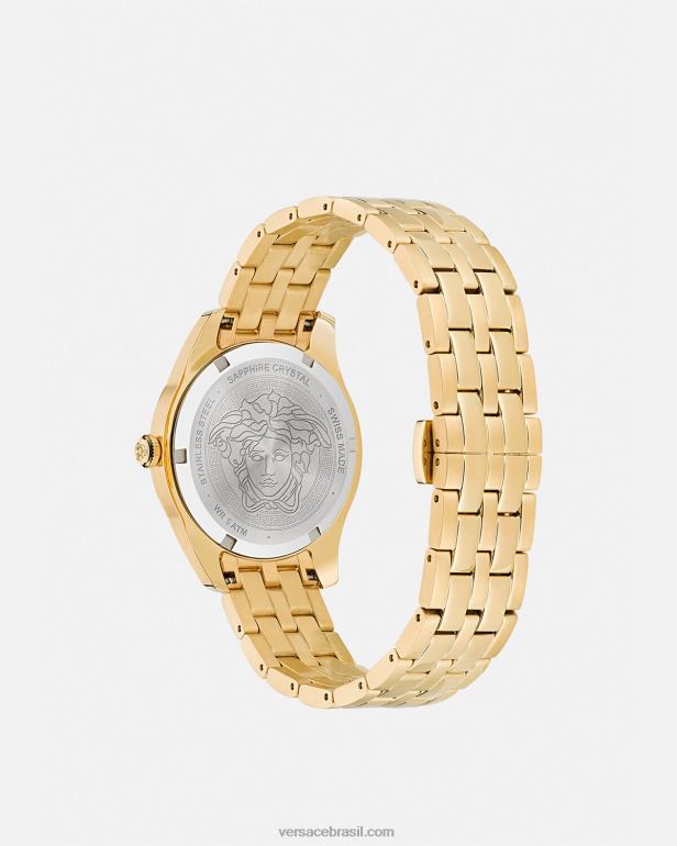 acessórios P2TX987 Versace relógio feminino Greca Time pênalti mulheres