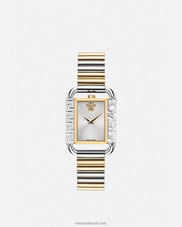 acessórios P2TX997 Versace relógio de talento ouro e prata mulheres