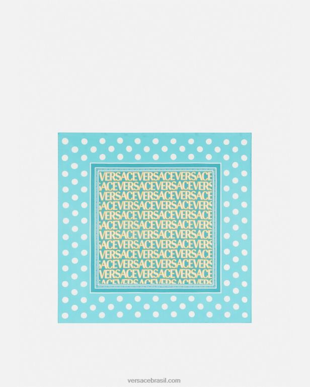 acessórios P2TX884 Versace lenço de seda completo imprimir mulheres