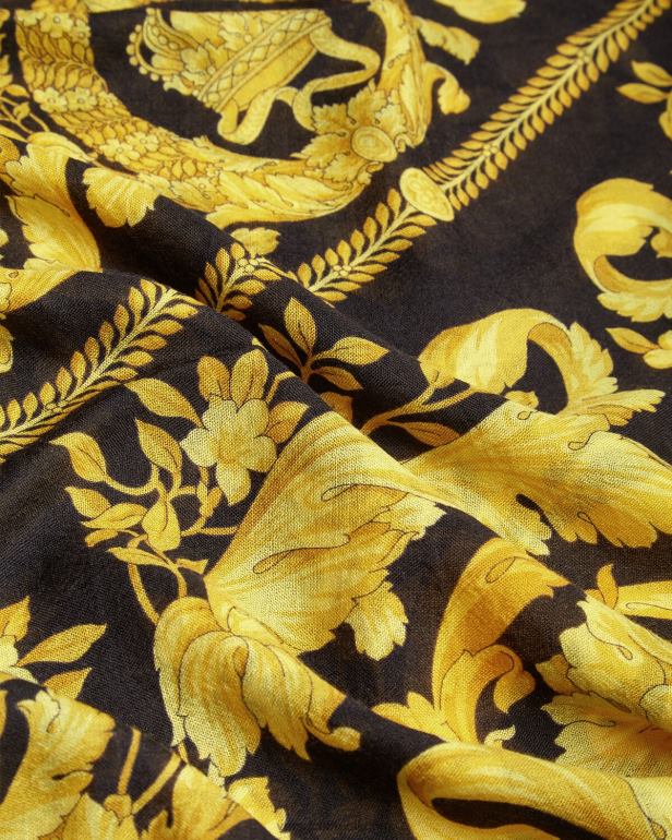 acessórios P2TX900 Versace xale de mistura de caxemira barroco imprimir mulheres