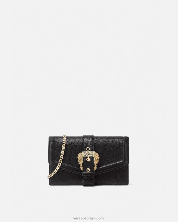 bolsas P2TX2318 Versace bolsa de ombro couture1 preto mulheres