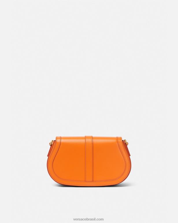 bolsas P2TX250 Versace bolsa de ombro deusa grega laranja mulheres