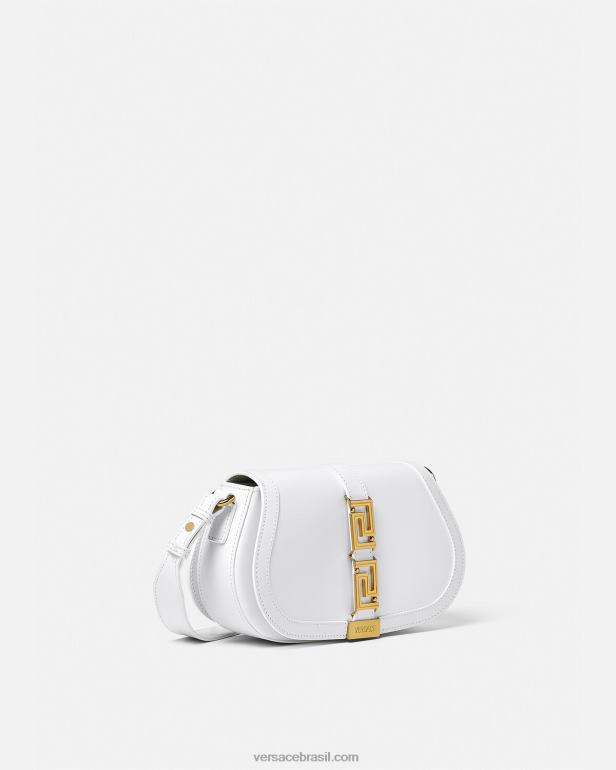 bolsas P2TX253 Versace bolsa de ombro deusa grega branco mulheres