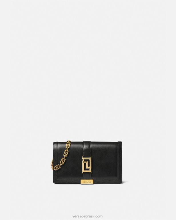 bolsas P2TX256 Versace bolsa mini deusa greca preto mulheres