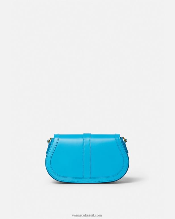 bolsas P2TX266 Versace bolsa de ombro deusa grega dv azul mulheres