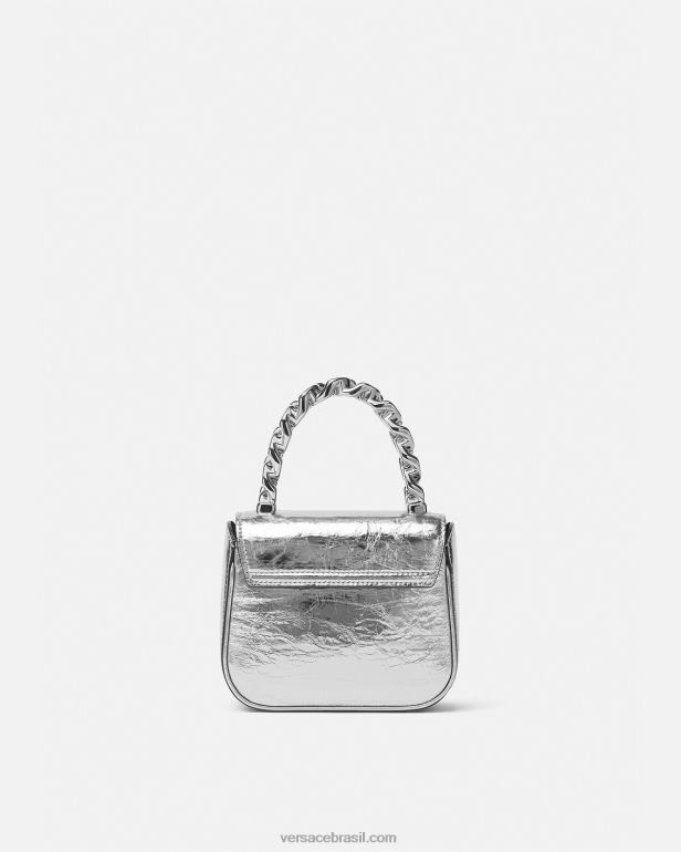 bolsas P2TX306 Versace bolsa mini metálica la medusa Uma cor mulheres
