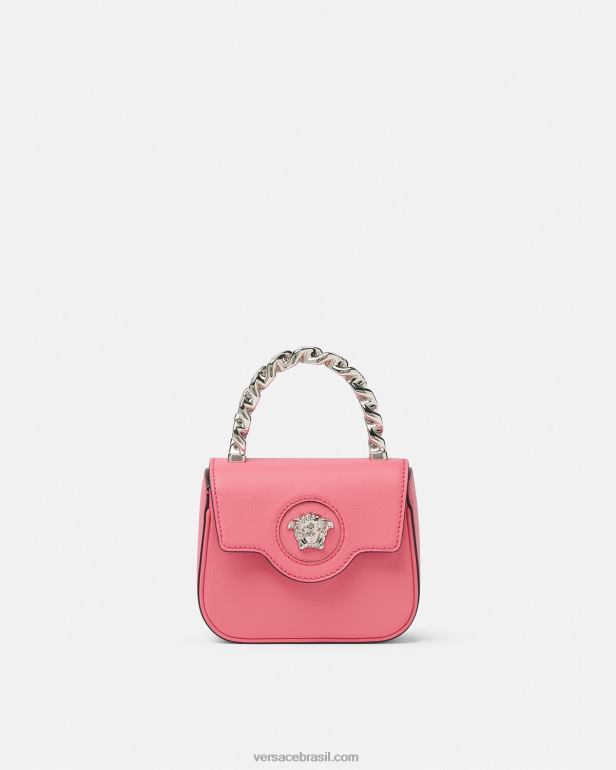 bolsas P2TX307 Versace bolsa mini medusa rosa mulheres