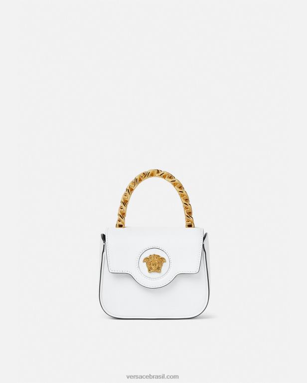 bolsas P2TX312 Versace bolsa mini medusa branco mulheres