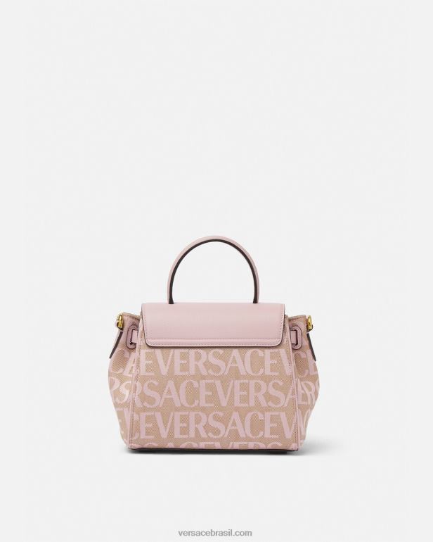 bolsas P2TX326 Versace bolsa pequena la medusa rosa e estampado mulheres