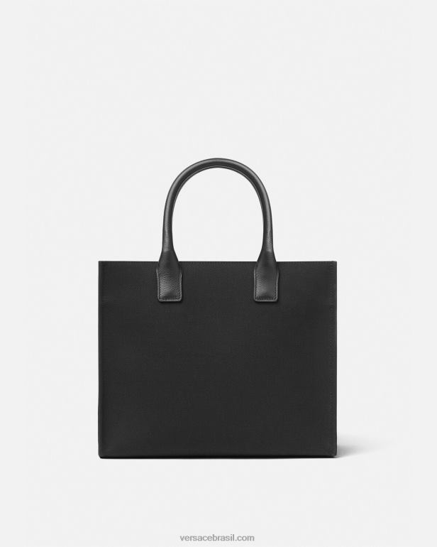 bolsas P2TX331 Versace bolsa tote pequena la medusa preto mulheres