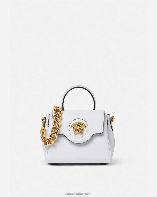 bolsas P2TX335 Versace bolsa pequena la medusa branco mulheres