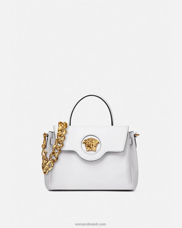 bolsas P2TX343 Versace bolsa medusa branco mulheres