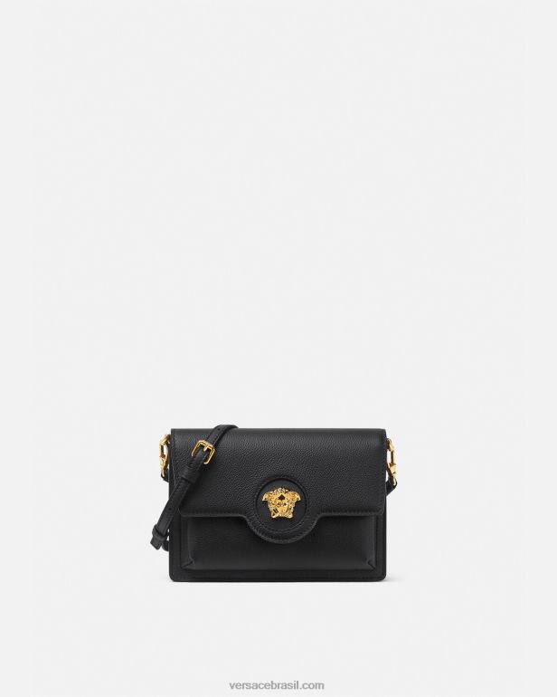 bolsas P2TX346 Versace bolsa transversal medusa preto mulheres