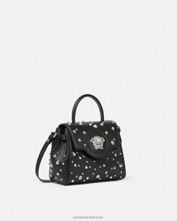 bolsas P2TX350 Versace bolsa pequena la medusa com pontas preto mulheres