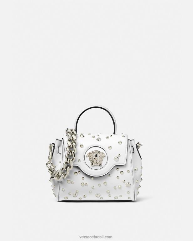 bolsas P2TX351 Versace bolsa pequena la medusa com pontas branco mulheres