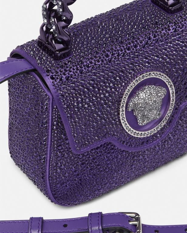 bolsas P2TX360 Versace bolsa mini la medusa cristal tolet mulheres