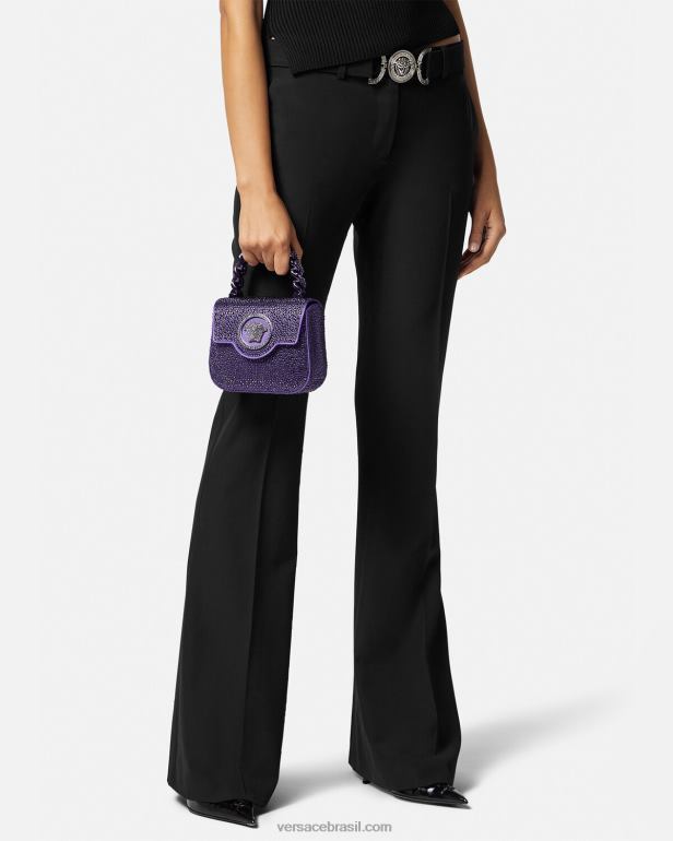 bolsas P2TX360 Versace bolsa mini la medusa cristal tolet mulheres